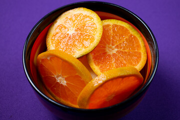 orange in a bowl