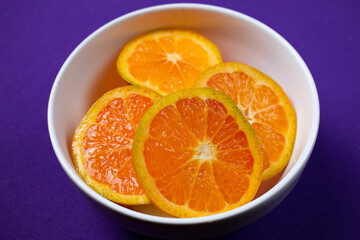 orange in a bowl