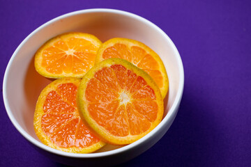 orange in a bowl