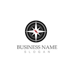 compass logo template vector icon illustration