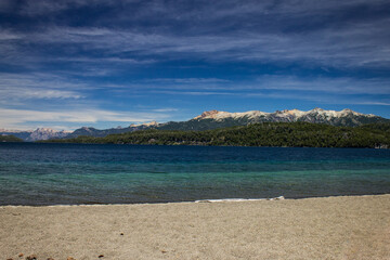 Peaceful landscapes of the south of Patagonia Argentina inspiring peace