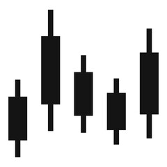 Trade broker icon, simple style