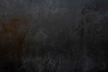 Grunge dark black background or texture with space