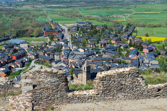 Little hystorical Spain city Llivia