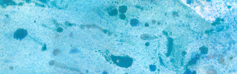 Abstract art background blue liquid paint watercolor technique illustration