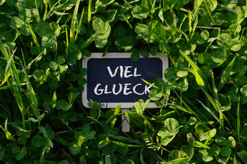 Viel Gl&uuml;ck - Kleeblatt