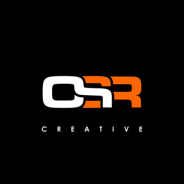 OSR Letter Initial Logo Design Template Vector Illustration