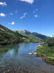 lake in the mountains