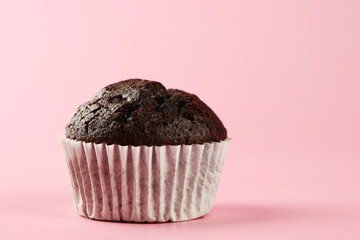 Muffins, homemade chocolate burger cupcakes.