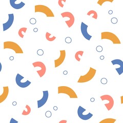 Abstract geometric seamless pattern. Vector illustration and background.