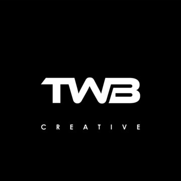 TWB Letter Initial Logo Design Template Vector Illustration