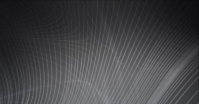 4K looping dark gray video with repeated sticks. Colorful shining lines in moving abstract style. Clip for mobile apps. 4096 x 2160, 60 fps.