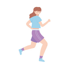 girl running sport