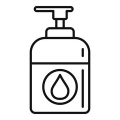 Antiseptic icon, outline style