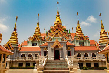 Fototapeta premium Prachuap Khiri Khan at Phra Mahathat Chedi Phakdi proclaimed 2