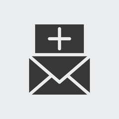 Mail icon isolated on background. Envelope symbol modern, simple, vector, icon for website design, mobile app, ui. Vector Illustration