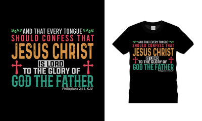 Jesus Christ Typography T Shirt Design, Vector, eps 10, apparel, template