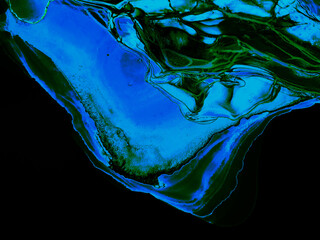 Alcohol ink modern abstract painting, contemporary contemporary art.