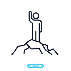 target business management icon. achievement symbol template for graphic and web design collection logo vector illustration