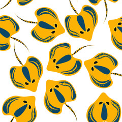 Pattern for any background with ramp fish.