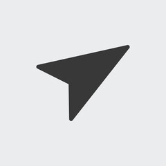 Sending icon isolated on background. Direct symbol modern, simple, vector, icon for website design, mobile app, ui. Vector Illustration