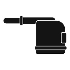 Carpet steam cleaner icon, simple style