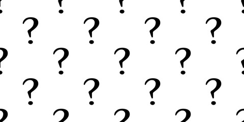Seamless question mark icon pattern, repeats vertically and horizontally