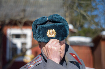 Soviet colonel in uniform