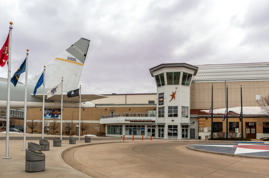 Denver, Colorado - March 21, 2021: Wings Over the Rocks - Air and Space Museum in Denver, Colorado