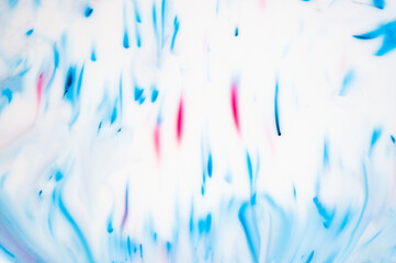 Blue blurred lines on a white background, illustration