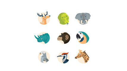 set of animals