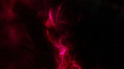 colorful space background with stars, nebula in deep space 3d render