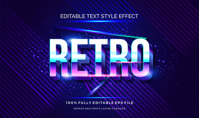 Editable text style effect .  vector design template.	
