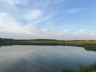 lake and sky