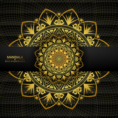 Modern Ramadan Kareem Design With Mandala Background