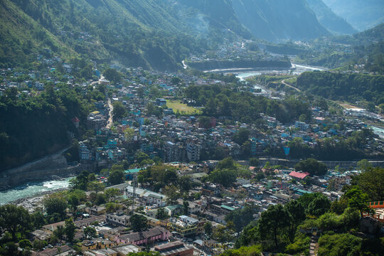 India-Nepal International Border at Dharchula, Uttarakhand