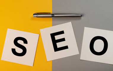 SEO word acronym, search engine optimization concept