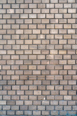 Gray brick building wall. Interior of a modern loft. Background for design