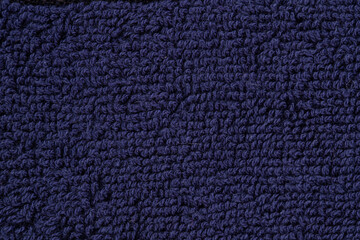soft cotton terry towel in various colors, fabric texture, macro