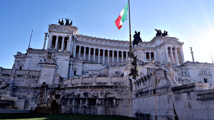 Obraz premium Altar of the Fatherland altare della patria Rome Italy