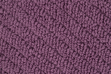 soft cotton terry towel in various colors, fabric texture, macro