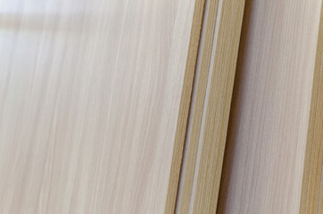 MDF panels for the manufacture of furniture and furniture facades.