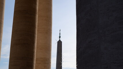 St. Peter's Square with obelisk and St. Peter's Basilica
