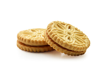 cookies on a white background