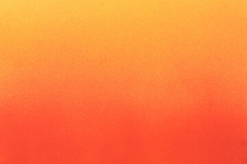 red spray paint on a yellow colored paper background