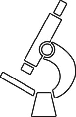 Microscope icon- vector illustration