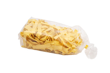 packaged noodles on a white background