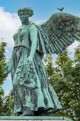 Angel on Langelinie (Sofartsmonumentet) Statue copenhagen Region Sj&aelig;lland (Region Zealand) Denmark