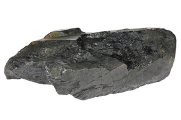 coltan from Analalava District, Madagascar isolated on white background