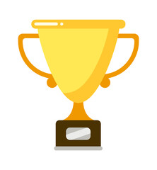 Goblet on pedestal to rewarding sport winner